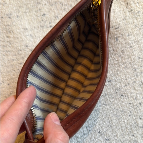 Coach vintage Brown Leather Chunky Case Toiletry Bag - Picture 2 of 8